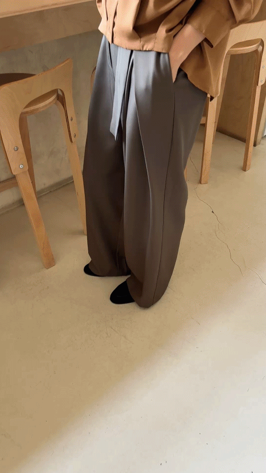 [벨유] 언더 핀턱 포켓 언발 셔츠