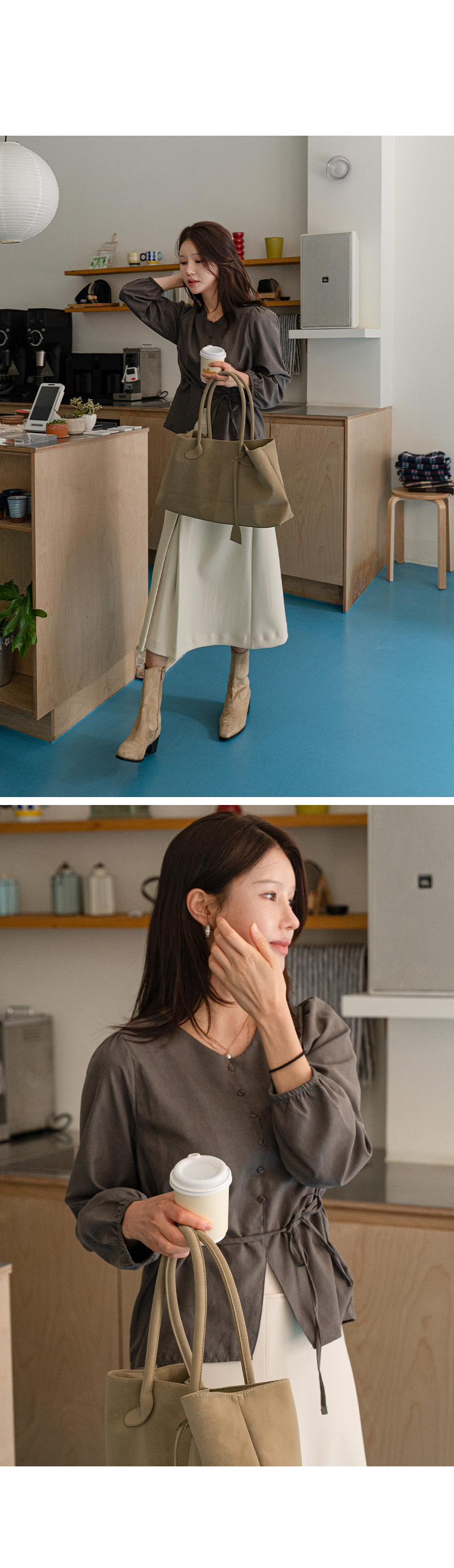 키작아도 스판 스커트 (투웨이포켓A라인)