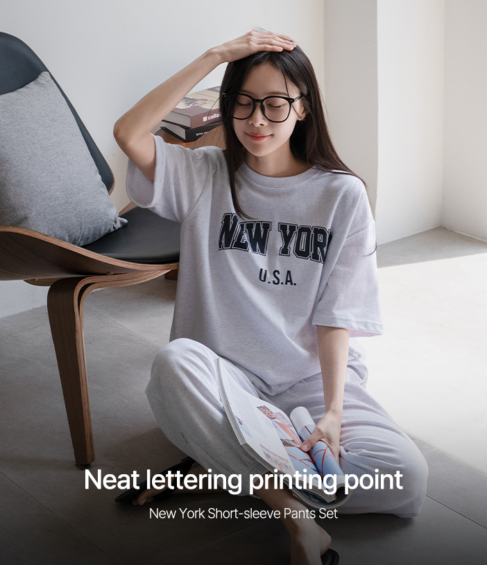 New York Short-sleeve Pants Set