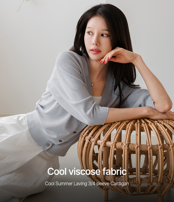Cool Summer Laving 3/4 sleeve Cardigan