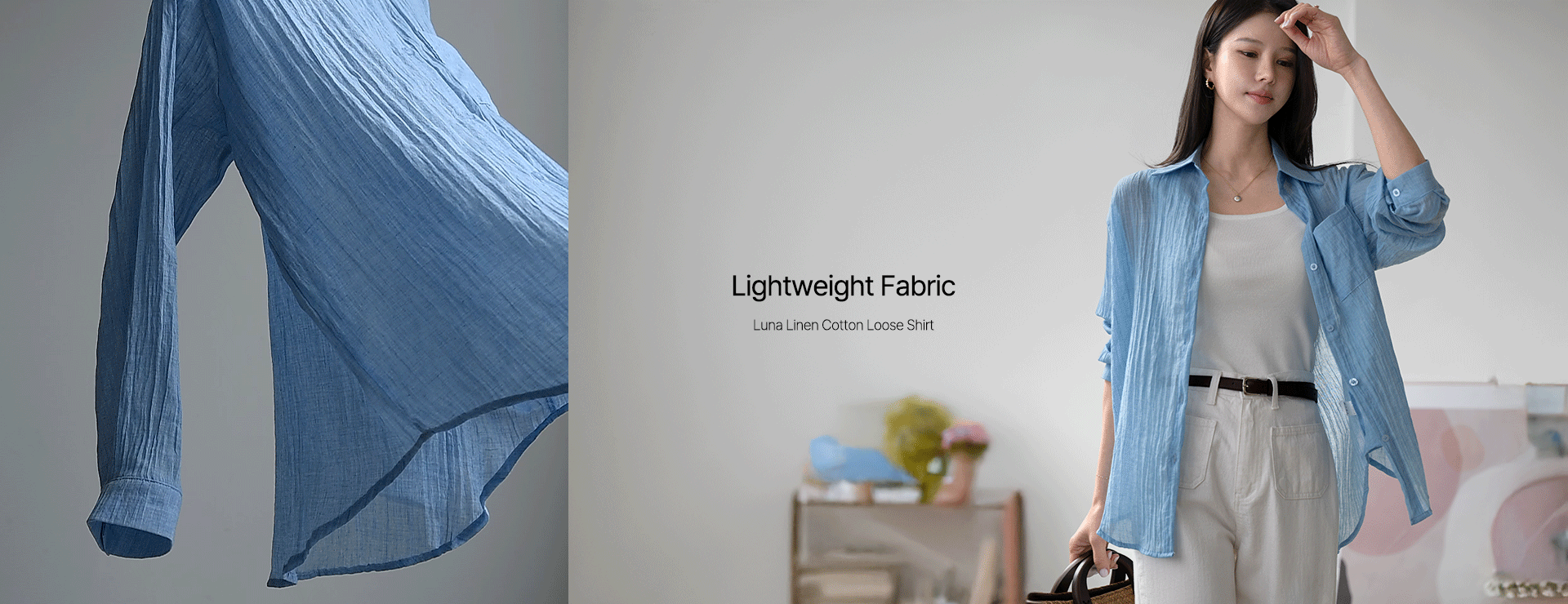 Luna Linen Cotton Loose Shirt