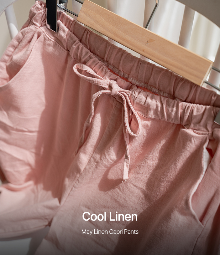 May Linen Capri Pants