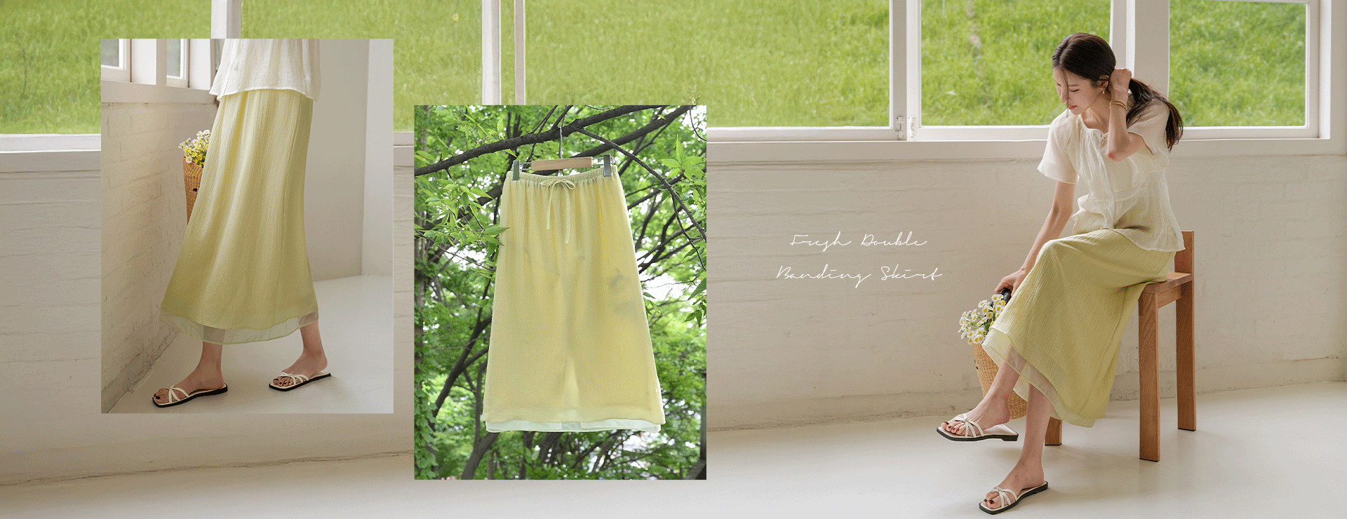 Fresh Double Banding Skirt